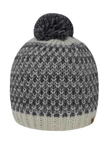 SCHIETWETTER Unisex Erw. Strickmütze Stine, Beanie, mit Bommel, gefüttert & kuschelig von SCHIETWETTER
