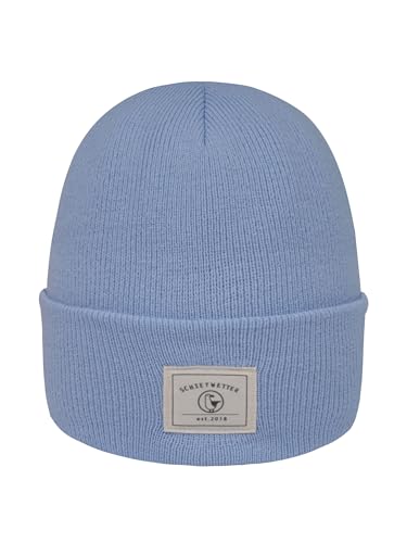 SCHIETWETTER Accessoire Beanie Mütze Strandgut, Strickmütze, mehrere Farben, warm, kuschelig und gemütlich hellblau OS von SCHIETWETTER