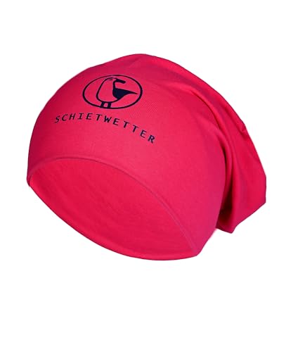 SCHIETWETTER Unisex Erw. Leichte Beanie Mütze Möwe, Übergangsmütze, dünne Kopfbedeckung, Logo-Print, stretch, warm, einfarbig von SCHIETWETTER