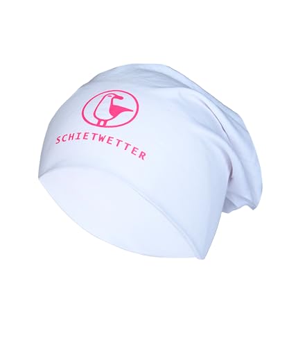 SCHIETWETTER Unisex Erw. Leichte Beanie Mütze Möwe, Übergangsmütze, dünne Kopfbedeckung, Logo-Print, stretch, warm, einfarbig von SCHIETWETTER