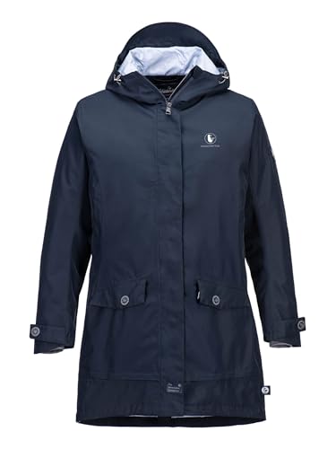 SCHIETWETTER Damen Funktionsparka Krummbein Lexa, Übergangsjacke, wasserdicht, atmungsaktiv, winddicht navy 38 von SCHIETWETTER