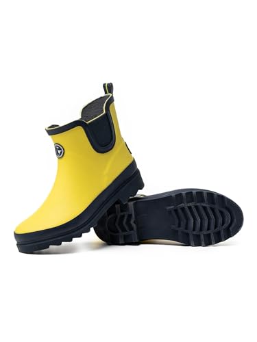 SCHIETWETTER Damen Gummistiefel Paula, halbhoch, rutschfeste Sohle, wetterfest & funktional yellow 40 SCHIETWETTER Damen Gummistiefel Paula, halbhoch, rutschfeste Sohle, wetterfest & funktional yellow 40 von SCHIETWETTER