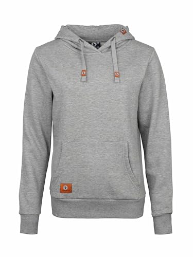 SCHIETWETTER Damen Hoodie, Kapuzenpullover, Sweater, Kapuzenhoodie unifarben, Allrounder, modisch Grey 40 von SCHIETWETTER