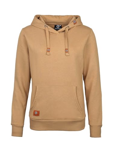 SCHIETWETTER Damen Hoodie, Kapuzenpullover, Sweater, Kapuzenhoodie unifarben, Allrounder, modisch Coffee 40 von SCHIETWETTER