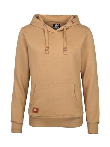 SCHIETWETTER Damen Hoodie Maike, Kapuzenpullover, Sweater, Kapuzenhoodie, unifarben, Sweatshirt unifarben, mit Kängurutasche Coffee 46 von SCHIETWETTER