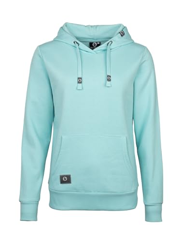SCHIETWETTER Damen Hoodie Maike, Kapuzenpullover, Sweater, Kapuzenhoodie, unifarben, Sweatshirt unifarben, mit Kängurutasche azuro 44 von SCHIETWETTER