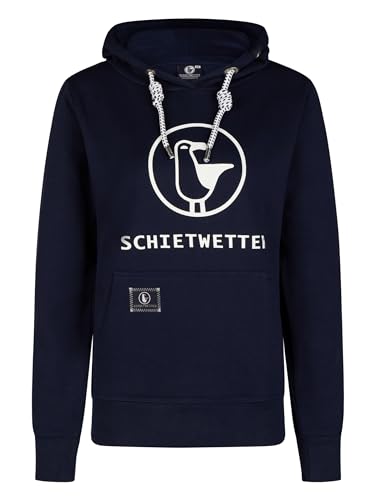 SCHIETWETTER Damen Hoodie Gerti, Kapuzenpullover, modisch, kuschelig Navy/White 44 SCHIETWETTER Damen Hoodie Gerti, Kapuzenpullover, modisch, kuschelig Navy/White 44 von SCHIETWETTER