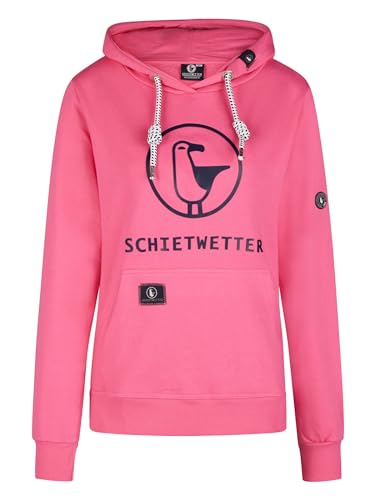 SCHIETWETTER Damen Hoodie Gerti, Kapuzenpullover, modisch, kuschelig pink/Navy 46 von SCHIETWETTER