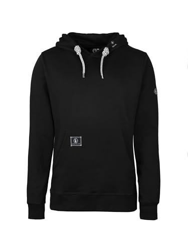 SCHIETWETTER Damen Hoodie Iris, Kapuzenpullover, Sweater, Sweatshirt einfarbig, mit Kängurutasche Black 46 von SCHIETWETTER