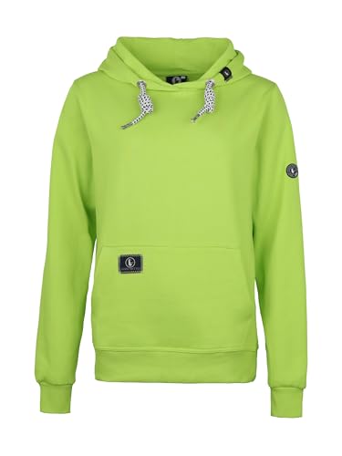 SCHIETWETTER Damen Hoodie Iris, Kapuzenpullover, Sweater, Sweatshirt einfarbig, mit Kängurutasche Lime 44 SCHIETWETTER Damen Hoodie Iris, Kapuzenpullover, Sweater, Sweatshirt einfarbig, mit Kängurutasche Lime 44 von SCHIETWETTER