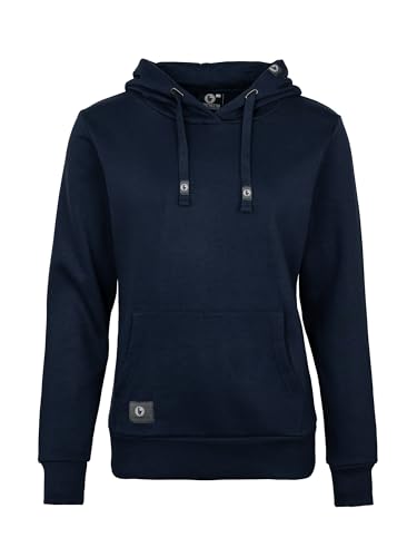 SCHIETWETTER Damen Hoodie Maike, Kapuzenpullover, Sweater, Kapuzenhoodie, unifarben, Sweatshirt unifarben, mit Kängurutasche Navy 34 von SCHIETWETTER