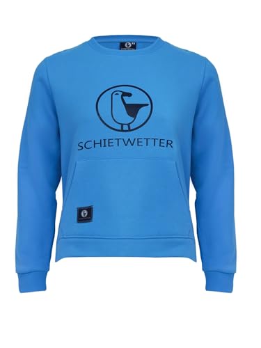 SCHIETWETTER Damen Pullover Tilla, Sweatshirt, Langarm, Longsleeve, Sweater, mit Kängurutasche Jeans 40 von SCHIETWETTER