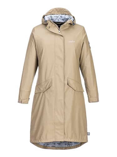 SCHIETWETTER Damen Regenjacke Emma, Regenmantel, Parka, lang, gefüttert, wasserdicht von SCHIETWETTER