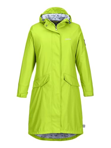 SCHIETWETTER Damen Regenjacke Emma, Regenmantel, Parka, lang, gefüttert, wasserdicht von SCHIETWETTER