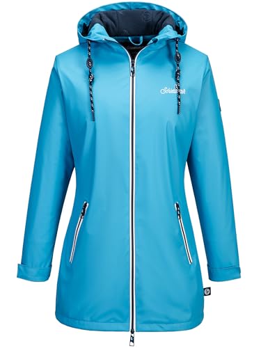 SCHIETWETTER Damen Regenjacke Regenfee Afke, Friesennerz, wasserdicht, Winddicht, verschweißte Nähte, leicht gefüttert von SCHIETWETTER