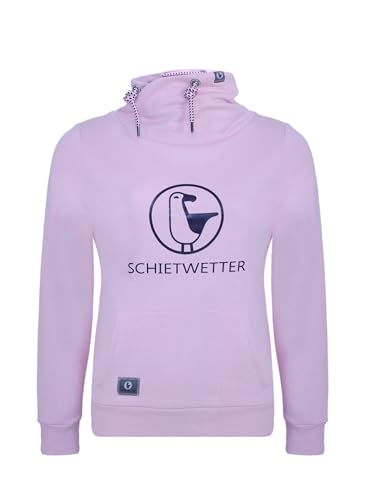 SCHIETWETTER Damen Schalkragenpullover Ronja Rambazamba, Schalkragenhoodie, ohne Kapuze, Frauen Oberteil, Sweatshirt, Langarm, Bedruckt pink 44 SCHIETWETTER Damen Schalkragenpullover Ronja Rambazamba, Schalkragenhoodie, ohne Kapuze, Frauen Oberteil, Sweatshirt, Langarm, Bedruckt pink 44 von SCHIETWETTER
