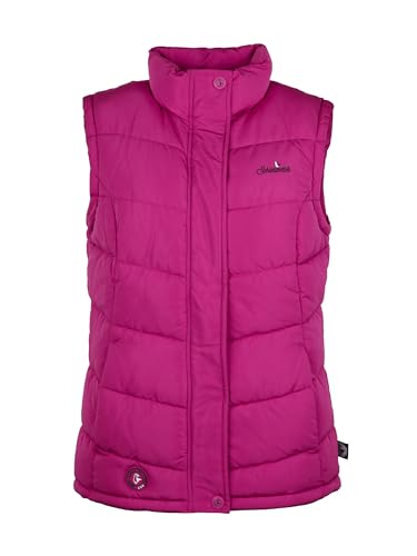 SCHIETWETTER Damen Steppweste Strandgut Polly, gefütterte Weste fuchsia 42 von SCHIETWETTER