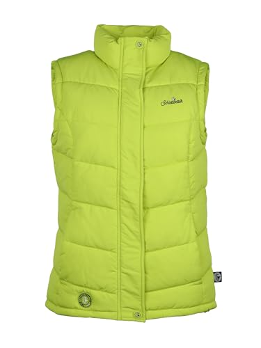 SCHIETWETTER Damen Steppweste Strandgut Polly, gefütterte Weste lime 38 von SCHIETWETTER