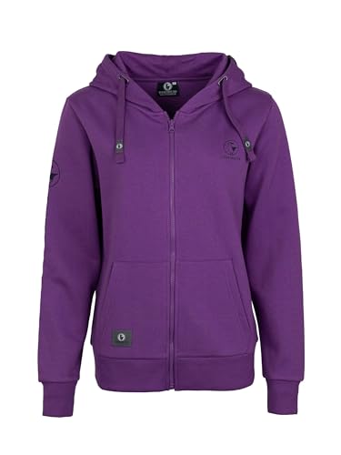 SCHIETWETTER Damen Sweatjacke Lara, Kapuzenjacke, unifarben, bequem, modisch lavendel 42 von SCHIETWETTER