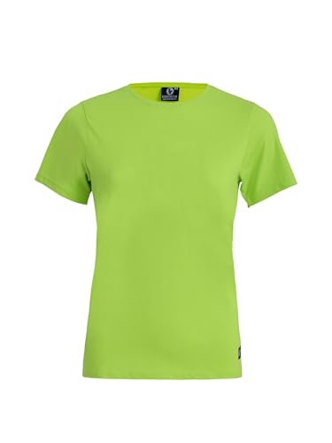 SCHIETWETTER Damen T-Shirt Maja, Frauen Basic, Kurzarm-Shirt, Rundhals, Unifarben Lime 42 von SCHIETWETTER