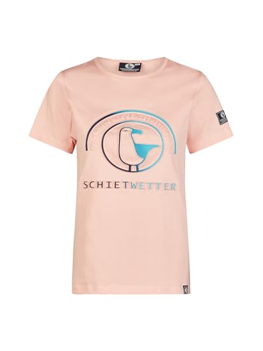 SCHIETWETTER Damen T-Shirt Mara, Shirt, 3D-Print, 100% Baumwolle, luftig, leicht, modisch pink 42 von SCHIETWETTER