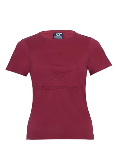 SCHIETWETTER Damen T-Shirt Martha, Frauen Oberteil, Basic, 3D-Druck, Prägung, 100% Baumwolle Bordeaux 40 SCHIETWETTER Damen T-Shirt Martha, Frauen Oberteil, Basic, 3D-Druck, Prägung, 100% Baumwolle Bordeaux 40 von SCHIETWETTER