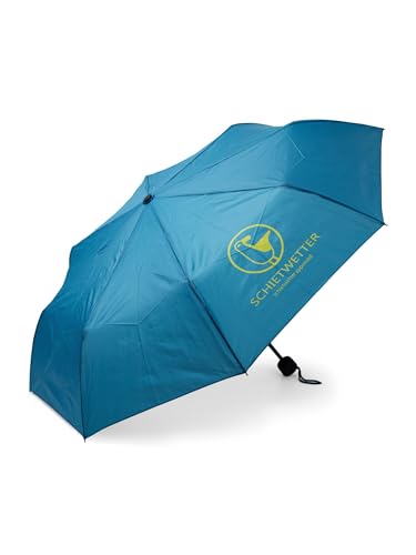 SCHIETWETTER all year round, Hardware Taschenschirm Möwe, Schirm, Regenschirm, Knirps, Regenschutz, wasserabweisend klein & praktisch azuro OS von SCHIETWETTER