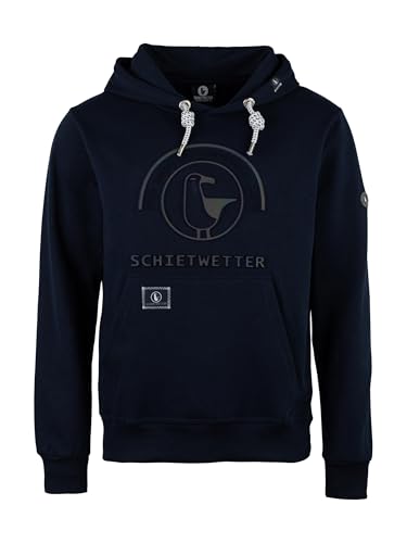 SCHIETWETTER Herren Hoodie Captain Cord, Kapuzenpullover, Sweater, Sweatshirt, Langarm mit Kapuze Navy 2XL von SCHIETWETTER