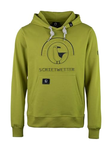 SCHIETWETTER Herren Hoodie Captain Cord, Kapuzenpullover, Sweater, Sweatshirt, Langarm mit Kapuze Palm Green 6XL von SCHIETWETTER