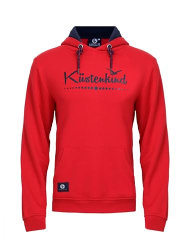 SCHIETWETTER Herren Hoodie Küstenkind, Kapuzenpullover für Frauen und Herren, Sweater, Langarm, maritim red-Navy 2XL SCHIETWETTER Herren Hoodie Küstenkind, Kapuzenpullover für Frauen und Herren, Sweater, Langarm, maritim red-Navy 2XL von SCHIETWETTER