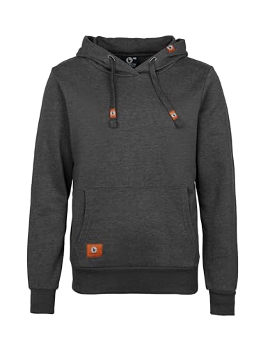 SCHIETWETTER Herren Hoodie Malte, Sweatshirt, Kapuzenpullover, Sweater, Pullover, mit Kängurutasche, unifarben anthrazit 5XL von SCHIETWETTER