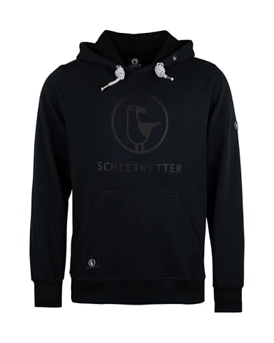 SCHIETWETTER Herren Hoodie Tammo Talisman, Kapuzenpullover, Langarm, Pullover Anthra-schwarz S von SCHIETWETTER