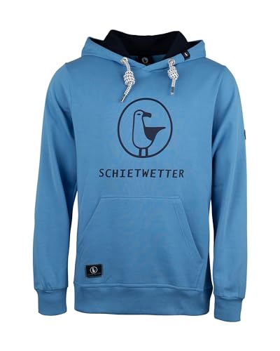 SCHIETWETTER Herren Hoodie Tammo Talisman, Kapuzenpullover, Langarm, Pullover Jeans/Navy 5XL von SCHIETWETTER