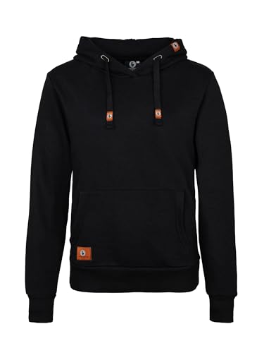 SCHIETWETTER Herren Hoodie Unifarben, Sweatshirt, Kapuzenpullover, Sweater, Pullover, warm, kuschelig und gemütlich Black M von SCHIETWETTER