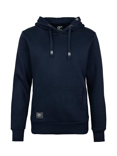 SCHIETWETTER Herren Hoodie Unifarben, Sweatshirt, Kapuzenpullover, Sweater, Pullover, warm, kuschelig und gemütlich Navy 4XL von SCHIETWETTER