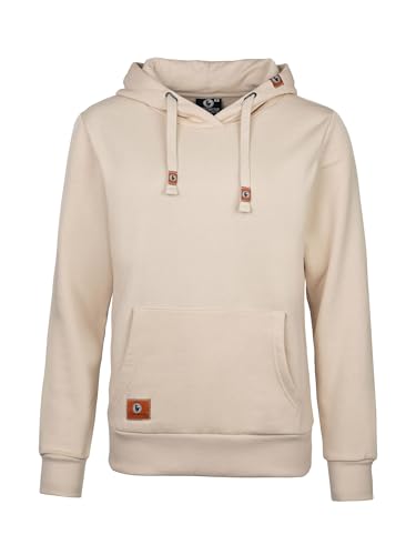 SCHIETWETTER Herren Hoodie Unifarben, Sweatshirt, Kapuzenpullover, Sweater, Pullover, warm, kuschelig und gemütlich beige M von SCHIETWETTER