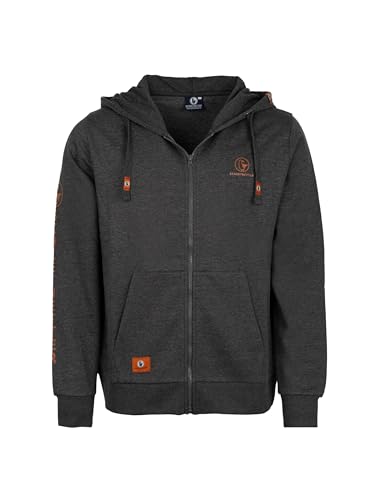 SCHIETWETTER Herren Sweatjacke Lars, Kapuzenjacke, Hoodie-Jacke, Sweater, Sweatshirt, Hoodie warm und gemütlich anthrazit melange L von SCHIETWETTER