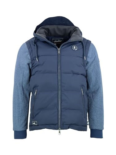 SCHIETWETTER Herren Winterjacke Jack, Hybrid, Übergangsjacke, Westenstil, winddicht - wasserabweisend - atmungsaktiv navy XL von SCHIETWETTER