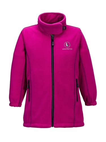 SCHIETWETTER Mädchen Kinder Fleecejacke Carla, kuschelig, warm pink 128 von SCHIETWETTER