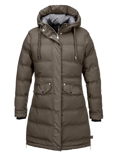 SCHIETWETTER Damen Wintermantel Piratenbraut Almaria, Steppparka, wärmend, windabweisend olive 40 von SCHIETWETTER