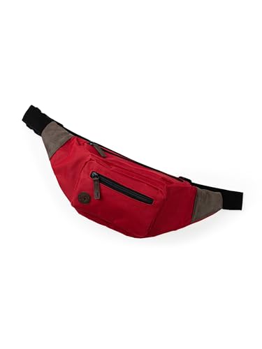 SCHIETWETTER Unisex, Herren Bauchtasche Min Lütten, Gürteltasche, Hüfttasche, Hipbag, Crossbag funktional, weich & stabil rot OS von SCHIETWETTER