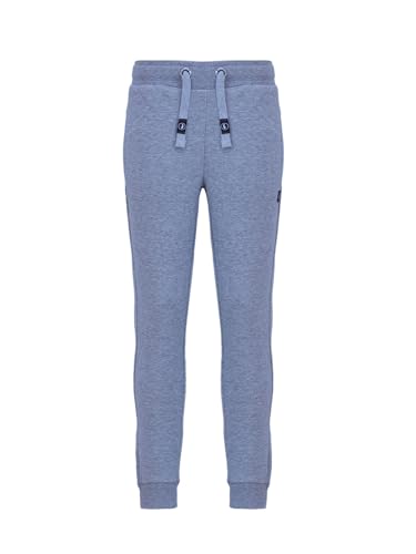 SCHIETWETTER Unisex Kinder Jogginghose Lou, Relaxhose, Homewear, Sporthose, Freizeithose, für Mädchen und Jungs l-Grey-Melange 164 von SCHIETWETTER