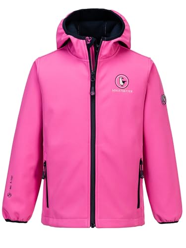 SCHIETWETTER Unisex Kinder Softshelljacke Michel, Funktionsjacke für Mädchen und Jungen, Regenjacke, Outdoorjacke, wasserdicht, Winddicht, atmungsaktiv von SCHIETWETTER