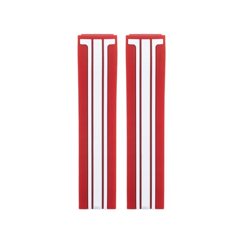 SCHIK 20 mm Sport-Uhrenarmbänder aus weichem Silikon für Tissot-Armband T048.417 Uhrenarmband T-Race T-Sports-Uhrenarmbänder, Armband, wasserdicht, weiches Gummi, 21 mm(RW No buckle,20mm) von SCHIK