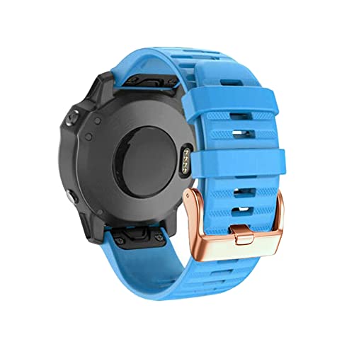 SCHIK Weiches Silikon-Schnellverschluss-Uhrenarmband für Garmin Fenix 7 7S 7X 6 6S 6X 5X 5 5S 3HR Watch Easyfit Armband 20 22 26 mm, 20mm Fenix 5S 6S Pro, Achat von SCHIK