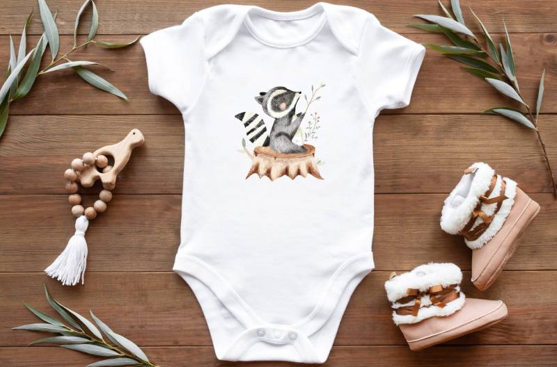 Bügelbild Waschbär von SCHLICHTuGRAVIEREND