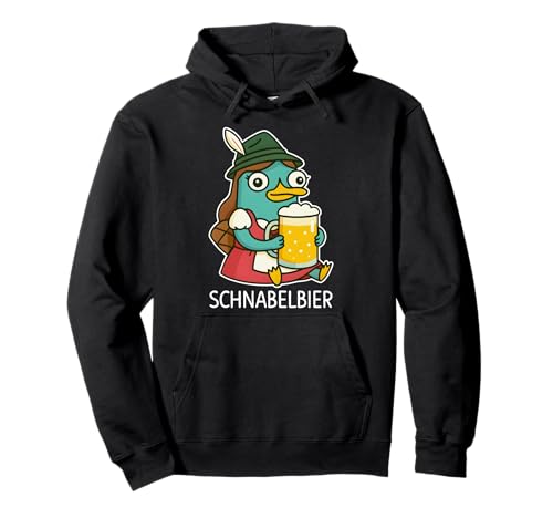 SCHNABELBIER Dirndl Lecker Bierchen Wiesn Bayern Oktoberfest Pullover Hoodie von SCHNABELBIER - DIRNDL EDITION Schnabeltier Bier