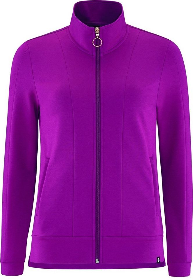 SCHNEIDER Sportswear Langarmshirt MELODYW Damen Jacke richmagenta (lila) von SCHNEIDER Sportswear