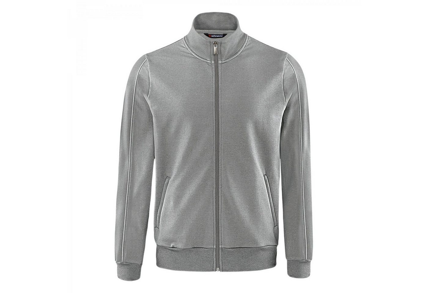 SCHNEIDER Sportswear Outdoorjacke MICKM Basic-/Trainings-Jacke Herren grau-meliert von SCHNEIDER Sportswear