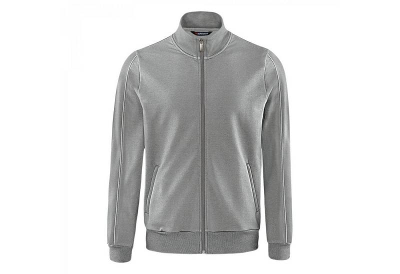 SCHNEIDER Sportswear Outdoorjacke MICKM Basic-/Trainings-Jacke Herren grau-meliert von SCHNEIDER Sportswear